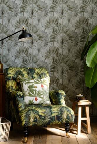 Traveller's Palm Neutral Wallpaper By Mind The Gap