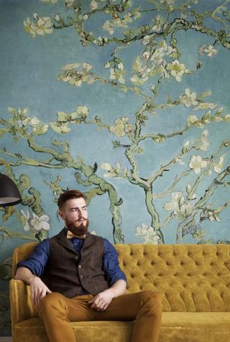 Van Gogh Almond Blossom Digital Panel By BN Wallcoverings