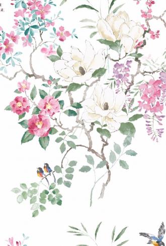 Magnolia & Blossom Panel B by Sanderson