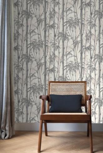 Bamboo Shimmer Wallpaper by Rasch