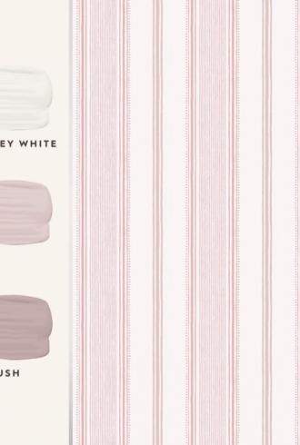 Heacham Stripe Wallpaper by Laura Ashley