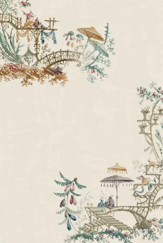 Chinoiserie Coconut Wallpaper By Mind The Gap