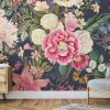 Big Floral Wallpaper Mural by Amalfa