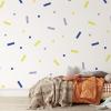 Dots & Dashes Squiggle Wallpaper Mural by Amalfa