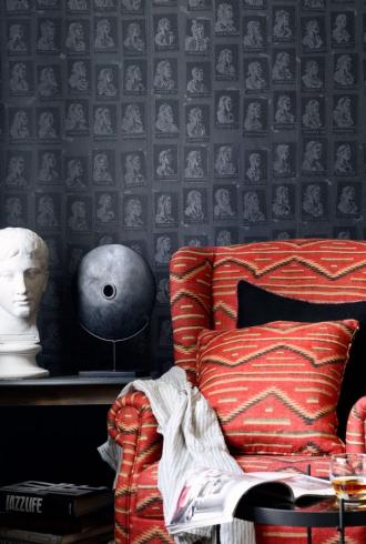 Emperors Anthracite Wallpaper By Mind The Gap