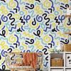 Multicoloured Squiggle Wallpaper Mural by Amalfa
