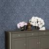 Peacock Damask Wallpaper by Laura Ashley 114910
