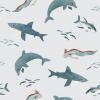 Shark Wallpaper Mural by Amalfa MURAL-SH-1