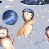 Space Cats & Dogs Wallpaper Mural by Amalfa MURAL-WSEC-3