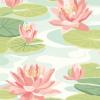 Waterlily Wallpaper by Ohpopsi IKA50102W